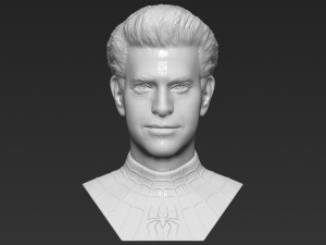 spider-man andrew garfield bust 3d printing ready stl obj formats 3D Print Model