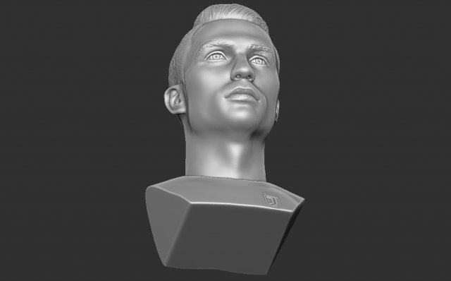 cristiano ronaldo bust for 3d printing 3D Print Model in Sculpture