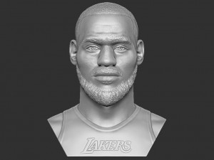 STL file JERSEY -- lakers -- LEBRON JAMES・Template to download and 3D print ・Cults