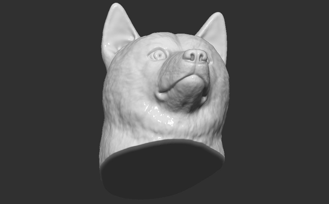 STL file Meme Dog Face - Doge Meme 🐕・3D printing model to download・Cults