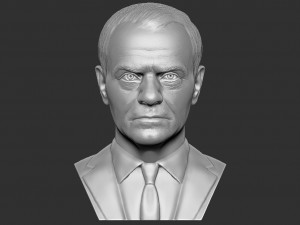Donald Tusk bust for 3D printing 3D Print Model