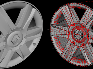 nervastella tire for renault 3D Model