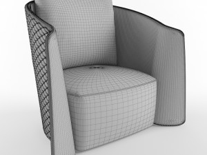 bentley butterfly armchair 3D 모델