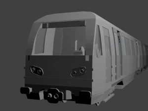 trem do metr&ocirc; Modelo 3D