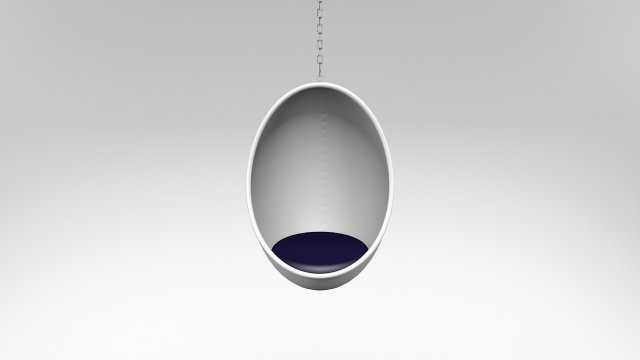 egg chair 3D 模型 .c4d .max .obj .3ds .fbx .stl .blend