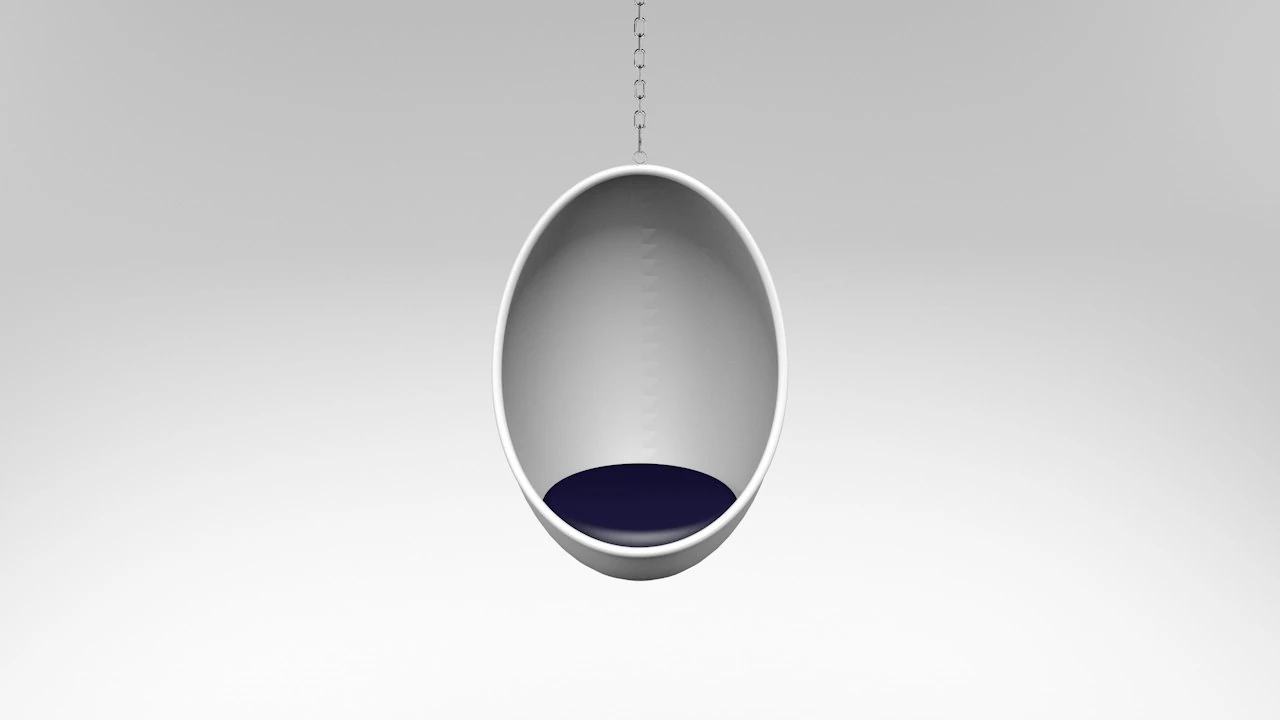 egg chair 3D Model .c4d .max .obj .3ds .fbx .stl .blend 