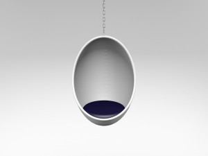 egg chair 3D मॉडल