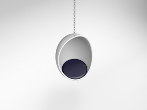 egg chair 3D 模型