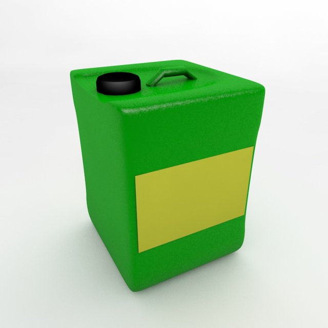 jerry can Model 3D .c4d .max .obj .3ds .fbx .stl .blend 