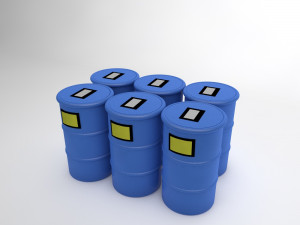 oil drum Model 3D