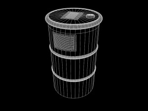 oil drum Model 3D