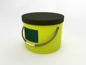 paint bucket Model 3D