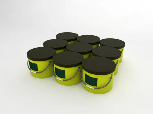 balde de tinta Modelo 3D