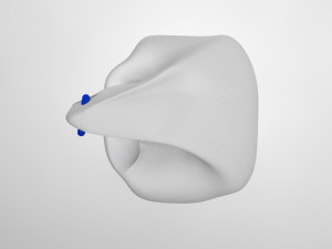 plastic one handle sac 3D-Modell