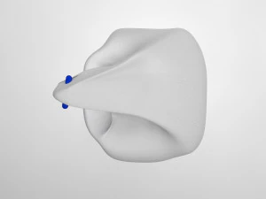 plastic one handle sac 3D Model
