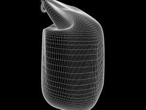 plastic one handle sac 3D-Modell