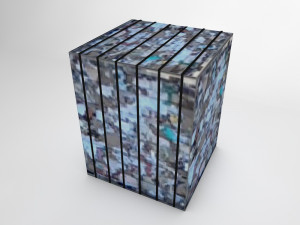 recycled paper bale 3D Model