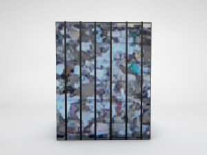 recycled paper bale Model 3D
