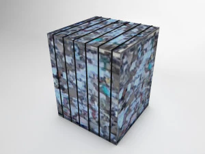 recycled paper bale 3D Model