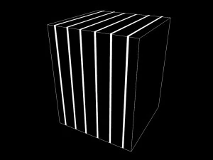 recycled paper bale 3D Model