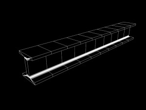 concrete beam 3D मॉडल