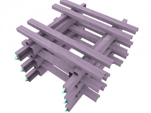 metal pallet Modèle 3D