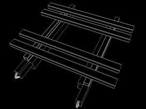 metal pallet Modèle 3D