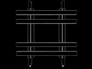 metal pallet Modèle 3D