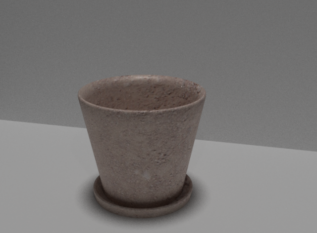 clay flower pot Modelo 3D .c4d .max .obj .3ds .fbx .stl .blend 