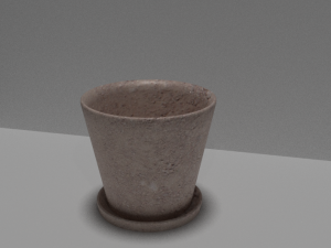 clay flower pot 3D Model