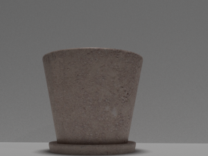 clay flower pot Modelo 3D