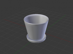 clay flower pot Modelo 3D