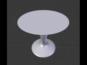 wooden table 3Dモデル