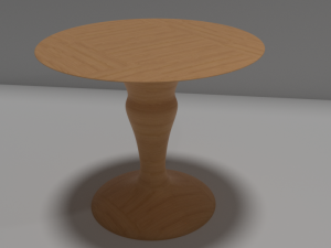wooden table 3D Model
