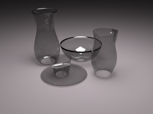 glassware set 3D Model