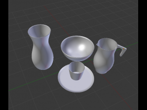glassware set 3Dモデル