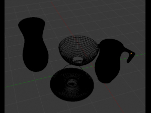glassware set 3Dモデル