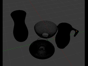 glassware set 3D Model