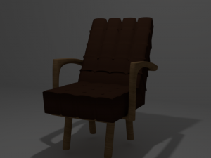 armchair 3Dモデル