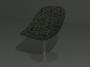 set of modern chair 3D 모델