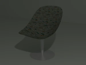 set of modern chair 3D Model