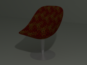 set of modern chair 3D 모델