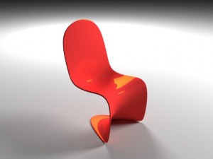 plastic chair Modelo 3D