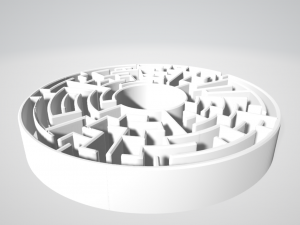 maze - 3 level Modèle 3D