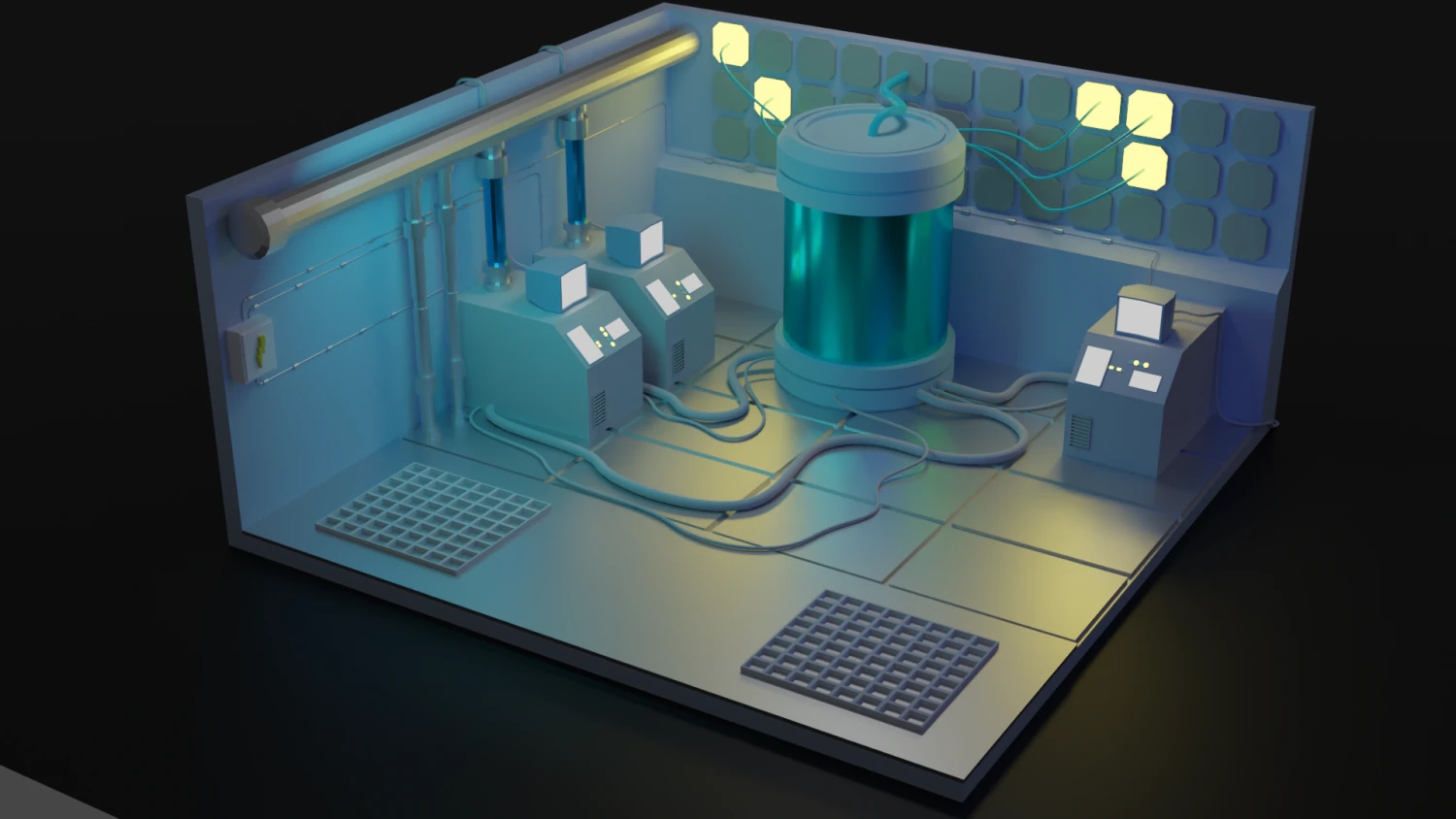 Laboratoriia Modello 3D .c4d .max .obj .3ds .fbx .stl .blend 