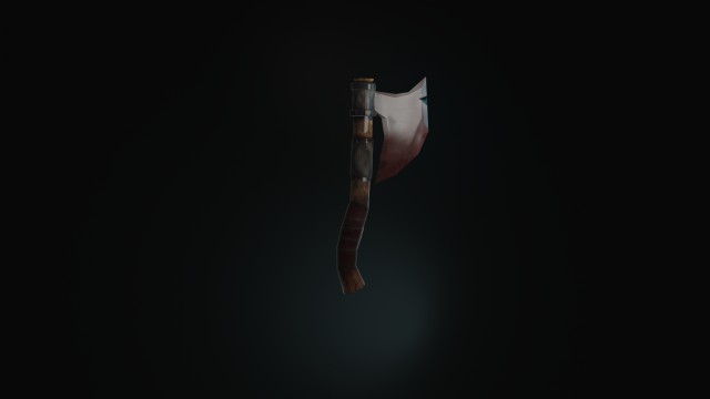 Ax weapon item kitchen household Modelo 3D .c4d .max .obj .3ds .fbx .stl .blend 