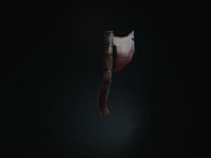 Ax weapon item kitchen household 3D Model
