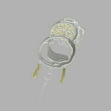 pendant in the style of the catcher 3D 模型 .c4d .max .obj .3ds .fbx .stl .blend 