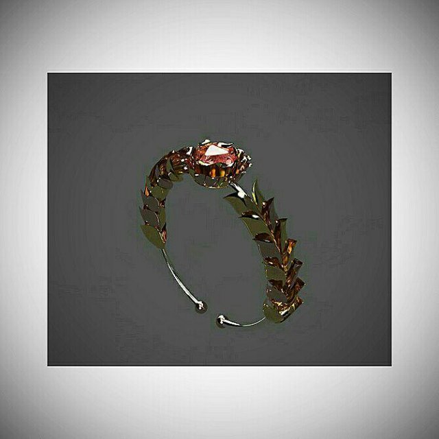 ring - rose 3D Модель .c4d .max .obj .3ds .fbx .stl .blend 