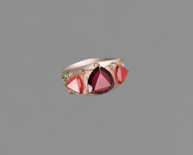 ring- queen Modelo 3D .c4d .max .obj .3ds .fbx .stl .blend 